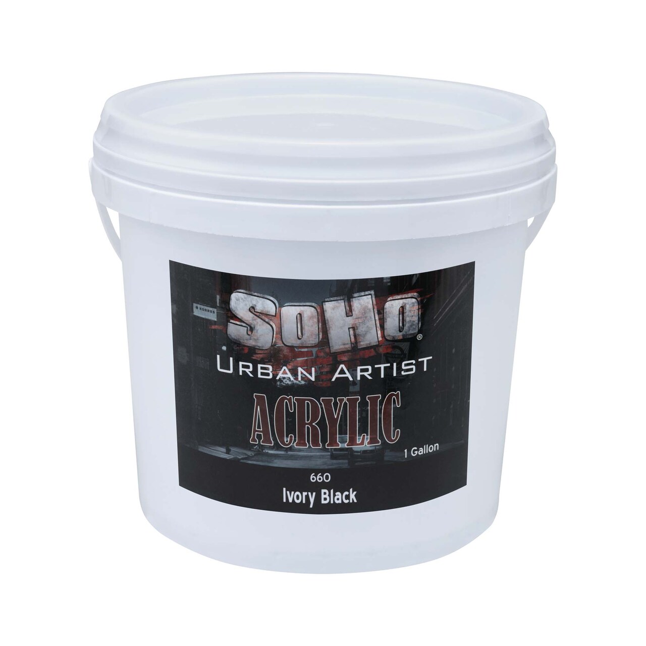SoHo Urban Artist Heavy Body Acrylic Paint - 1 Gallon - Thick, Rich Color, Excellent Coverage, Professional Quality - Artists Acrylic Paint